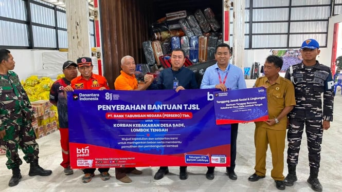 BTN Gerak Cepat Tangani Krisis: Bantuan Mengalir ke Korban Kebakaran Desa Adat Sade