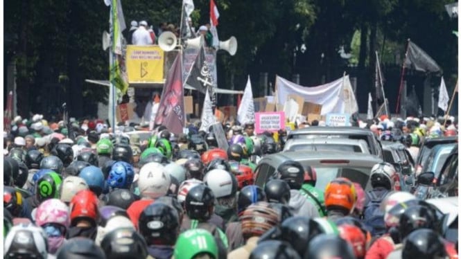 Jelang Aksi Massa, Polda Metro Siagakan Ribuan Personel di Jantung Jakarta