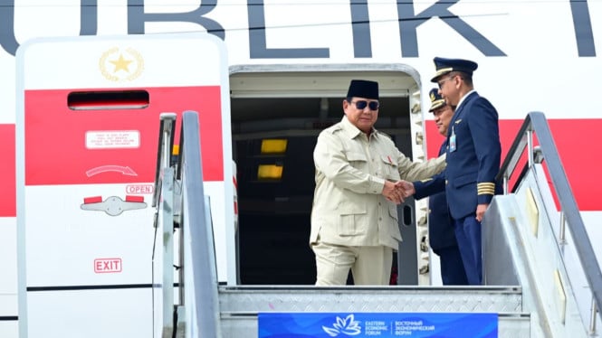 Presiden Prabowo Mendarat di Vladivostok, Siap Bersinar di Panggung Ekonomi Rusia