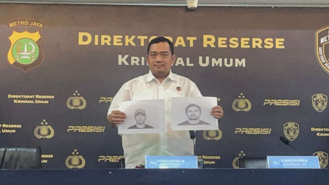 Sketsa 2 Tersangka Pembunuh Bambang Setiawan Tersebar, Polda Metro Jaya Siap Tangkap
