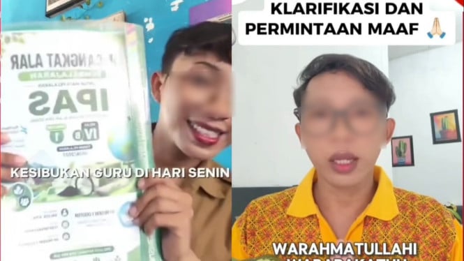 Guru SD Ini Tampil Beda Pakai Lipstik di Kelas, Netizen Heboh hingga Minta Klarifikasi