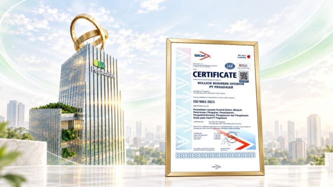 Pegadaian Perkuat Standar Keamanan Global dengan Sertifikasi ISO 9001:2015 untuk Layanan Kustodi