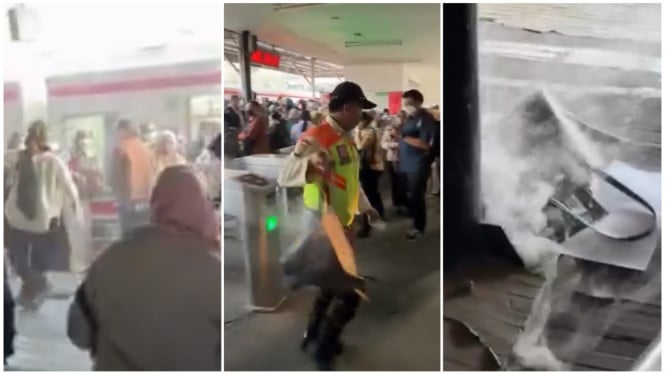 Detik-Detik Menegangkan di KRL Rawa Buntu: Smartphone Penumpang Tiba-Tiba Meledak dan Mengeluarkan Asap