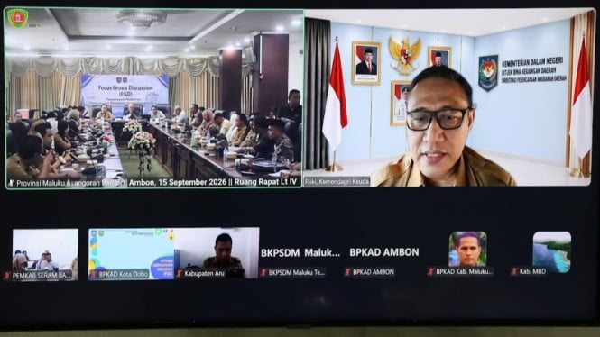 Maluku Diminta Ketat Kelola Anggaran Gaji Pegawai, Kemendagri Beri Arahan Efisiensi