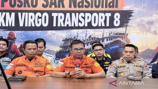Basarnas Terus Berjuang, Pencarian 126 Penumpang Virgo Transport 8 Diperpanjang Seminggu Lagi