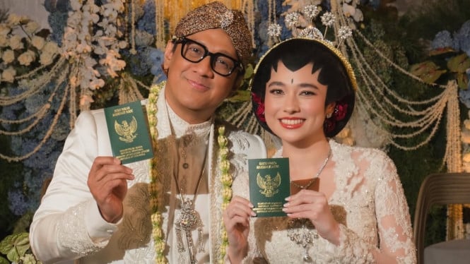 Detik-Detik Manis Andre Taulany dan Amanda Rigby Resmi Jadi Pasangan Suami Istri