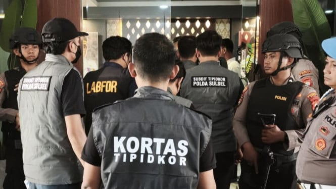 Operasi Besar-besaran Polisi di Gowa: Kantor Bupati dan Rumah Jabatan Digeledah Terkait Kasus Pungli
