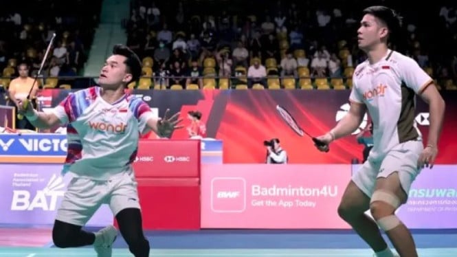 Dramatis! Leo Carnando/Daniel Marthin Bawa Indonesia Sejajar 2-2 Lawan China, Medali Emas Ganda Putra Badminton Asian Games Tinggal Menunggu