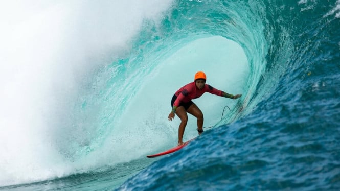 Jasmine Studer dan Kya Heuer Taklukkan Gelombang, Indonesia Siap Dominasi Surfing Asian Games 2026