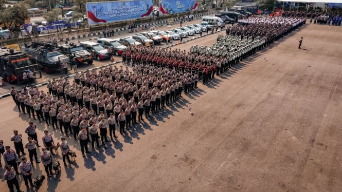 Operasi Keamanan Masif: 2.373 Personel Polri Siap Jaga Pertandingan Indonesia vs Malaysia di SUGBK