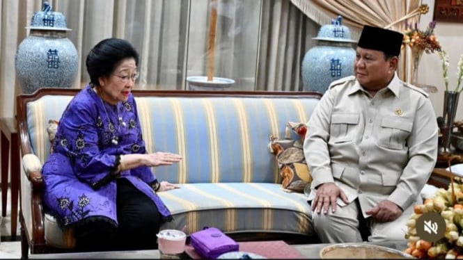 Prabowo Berkunjung ke Rumah Megawati, PDIP Tegas: Hanya Silaturahmi, Bukan Pembahasan Politik