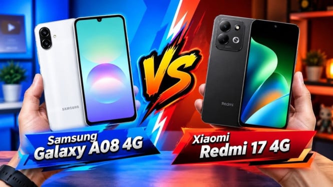 Pilih Mana? Samsung Galaxy A08 atau Xiaomi Redmi Note 17 4G untuk Budget Terbatas