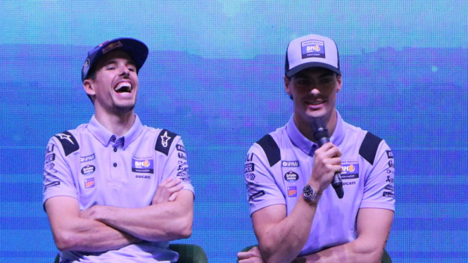 Gresini Racing Bawa Kilau MotoGP ke Jantung Jakarta, Fans Antusias Bertemu Alex Marquez dan Fermin Aldeguer