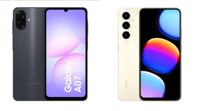 Duel Smartphone Budget: Samsung Galaxy A07 Lawannya Nubia V80 Max, Siapa Pemenangnya?