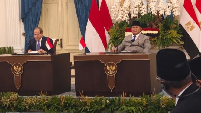 Prabowo Buka Pintu Lebar untuk el-Sisi: Indonesia Jadilah Rumah Kedua Anda