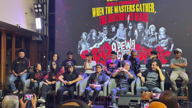 Spektakuler! Konser Guns N' Roses Jakarta Hadirkan 9 Gitaris Legendaris, Dari Rhoma Irama Hingga Ian Antono