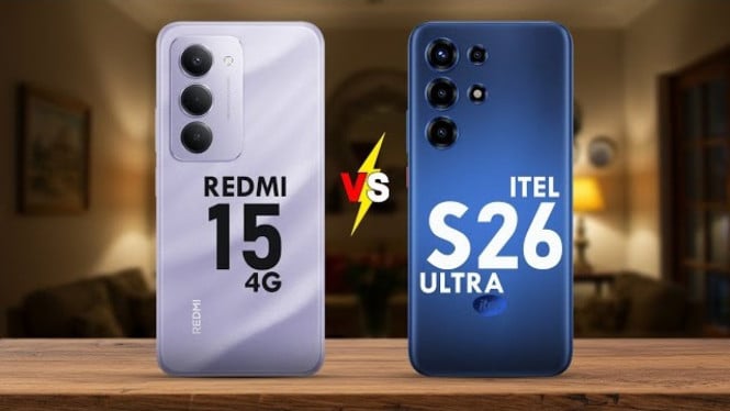 Redmi 15 vs itel S26 Ultra: Duel Sengit Ponsel Mid-Range, Pilih Daya Tahan Ekstrem atau Layar Mewah?