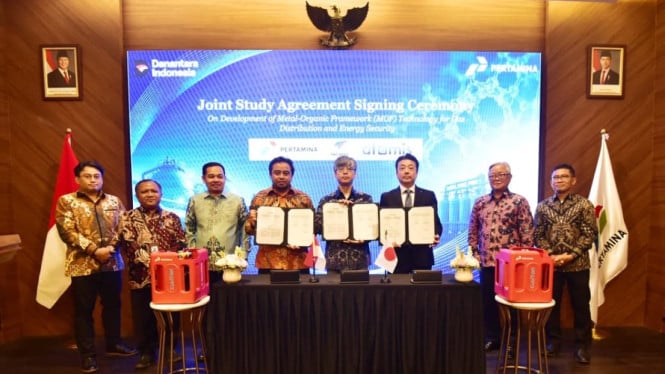 Pertamina Kolaborasi dengan Teknolog Jepang untuk Revolusi Penyimpanan Gas Ramah Lingkungan