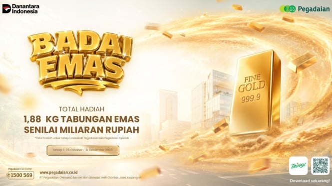 Pegadaian Banjiri Nasabah dengan Hadiah Emas Senilai Miliaran, Program Badai Emas 2026 Resmi Diluncurkan