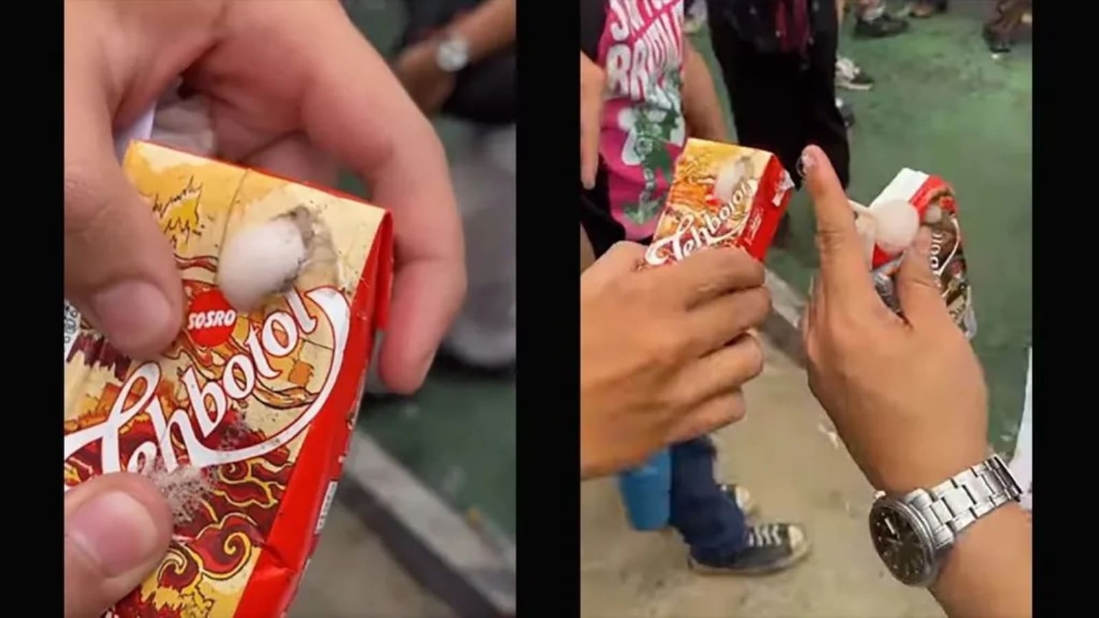 Viral! Botol Teh Sosro Mencurigakan Ditemukan di Aksi Demonstrasi, Aroma Sabun Membanjiri Ruangan