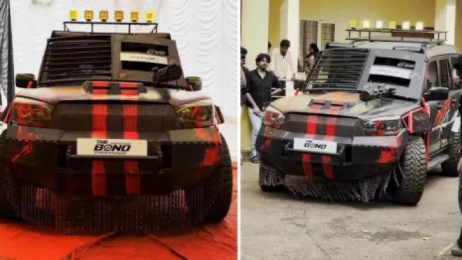 Mobil Tempur di Jalanan: Mahindra Scorpio Berubah Total Jadi Kendaraan Perang Abad 21